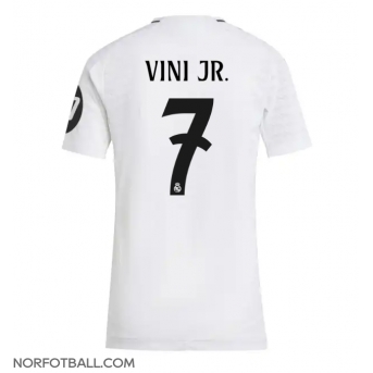 Billige Fotballdrakt Real Madrid Vinicius Junior #7 Replika Hjemmedrakt Dame 2024-25 Kortermet